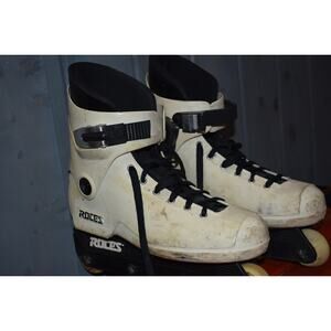 Roces Aggressive Inline Roller Speed Skates US Size 10 White Black